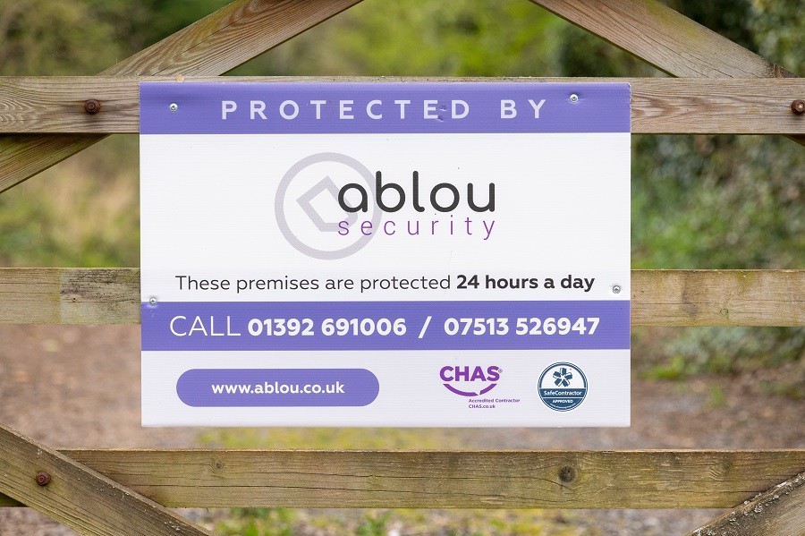 Protected by Ablou Security 24 hours a day